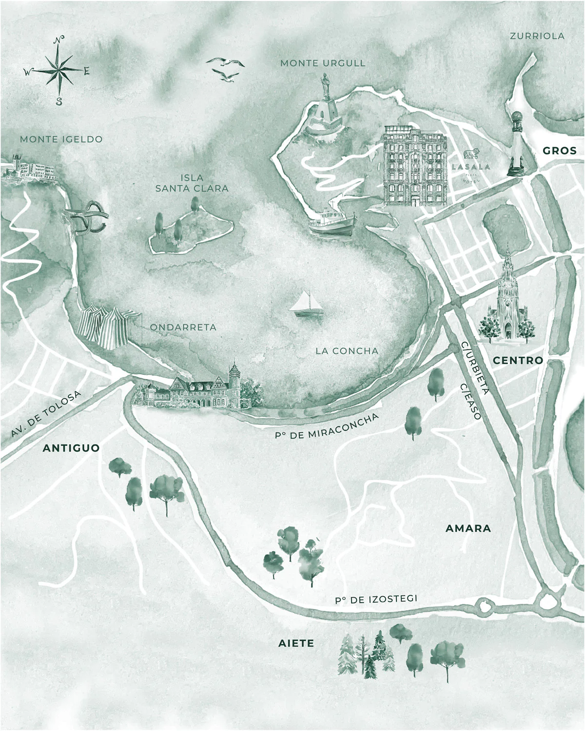 Mapa Lasala Plaza Hotel