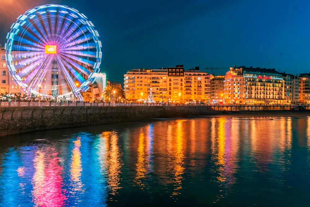 San Sebastián en Navidad - Noria